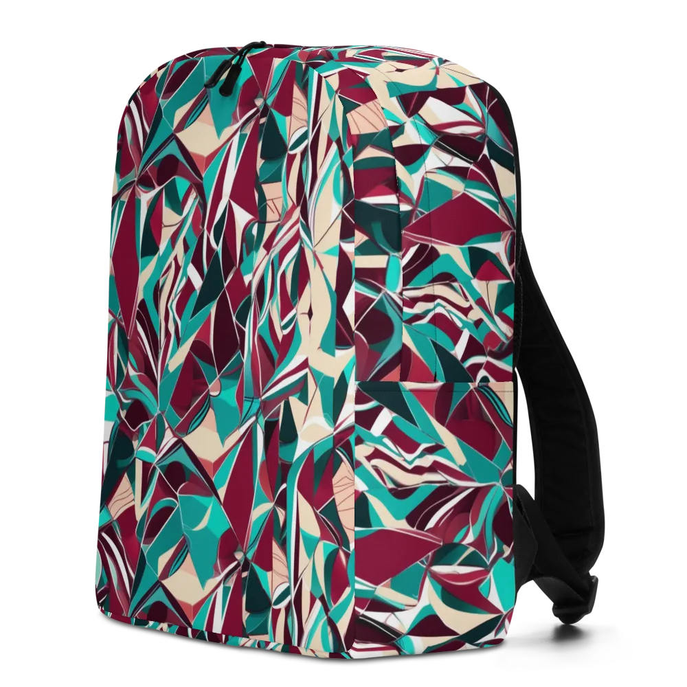 Bordeaux Prism on Minimalist Backpack — Left