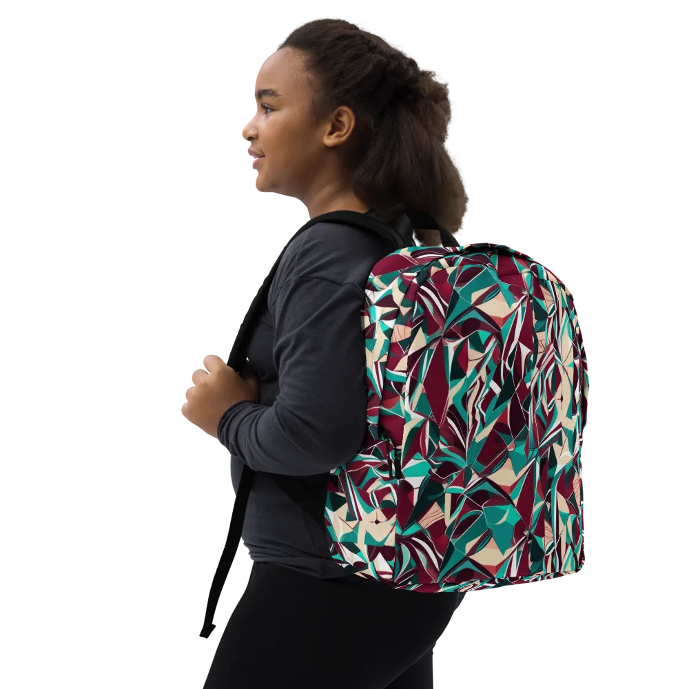 Bordeaux Prism on Minimalist Backpack — Right Front