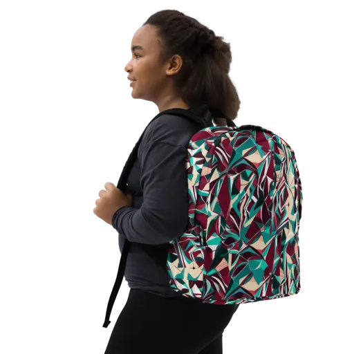 Bordeaux Prism on a Minimalist Backpack