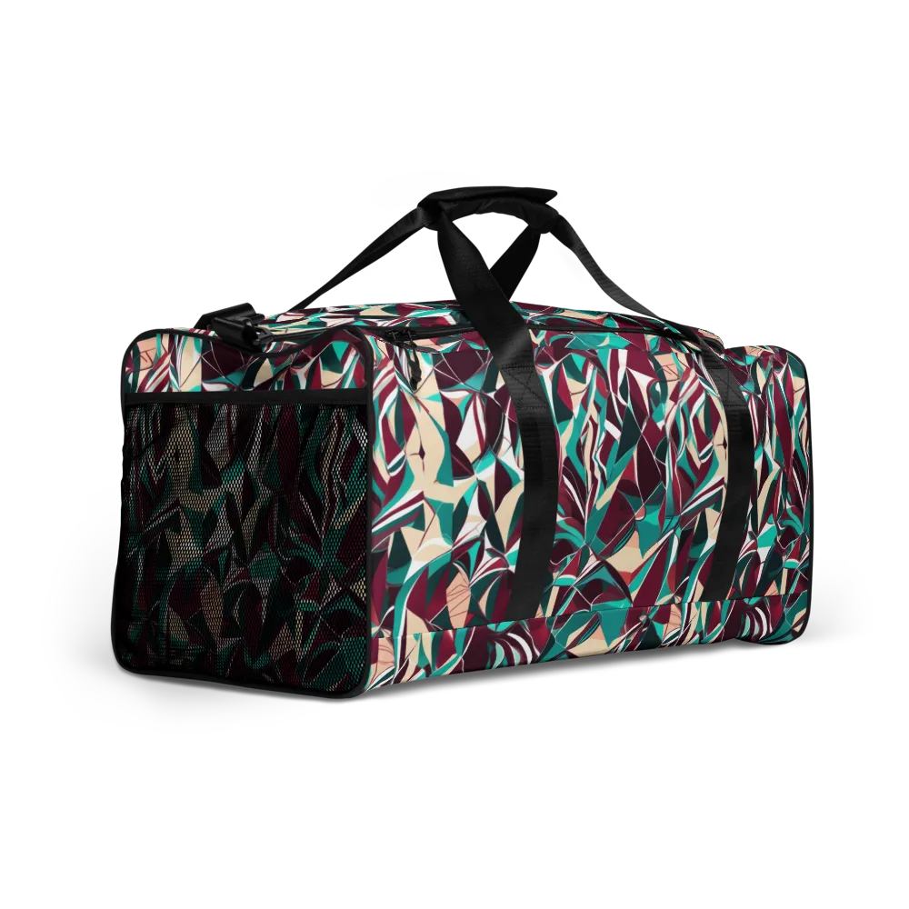 Bordeaux Prism on Duffle Bag — Right Front