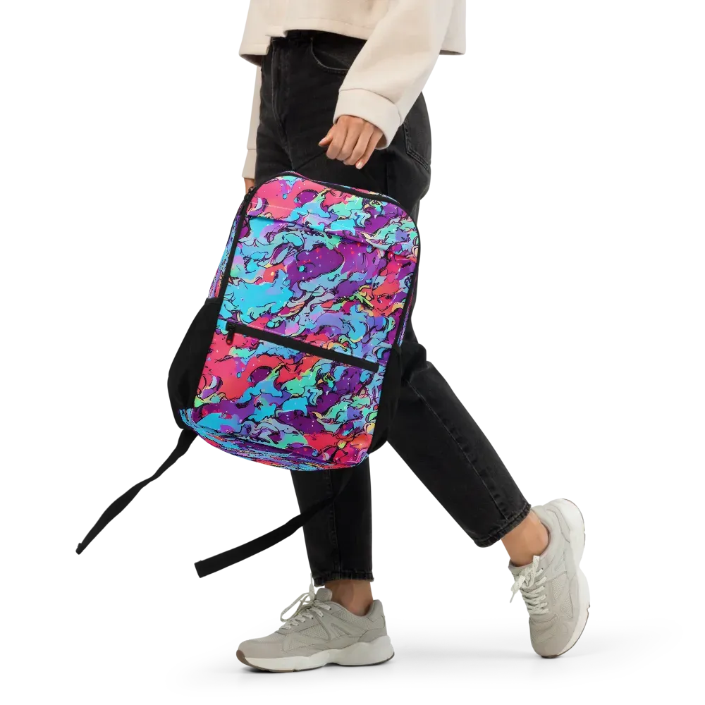 Candy Collapse on Utility Backpack — Front