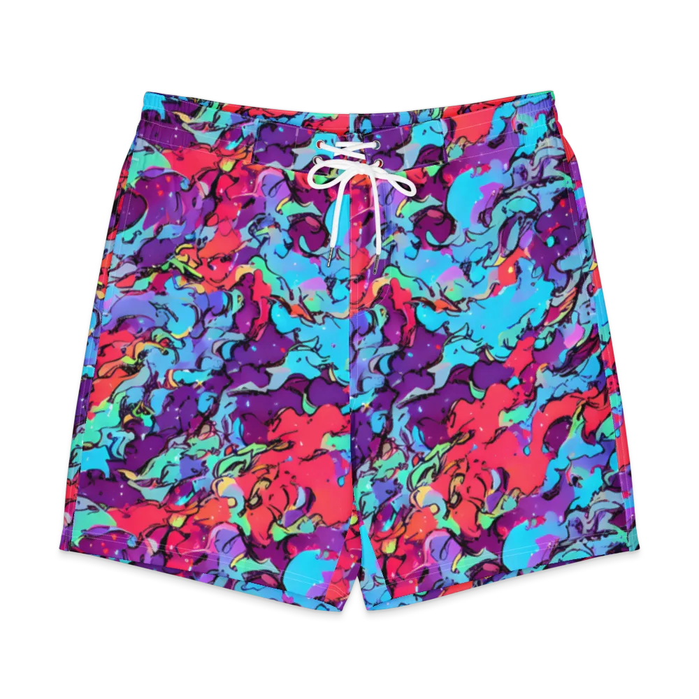Candy Collapse on Men's Board Shorts — Front