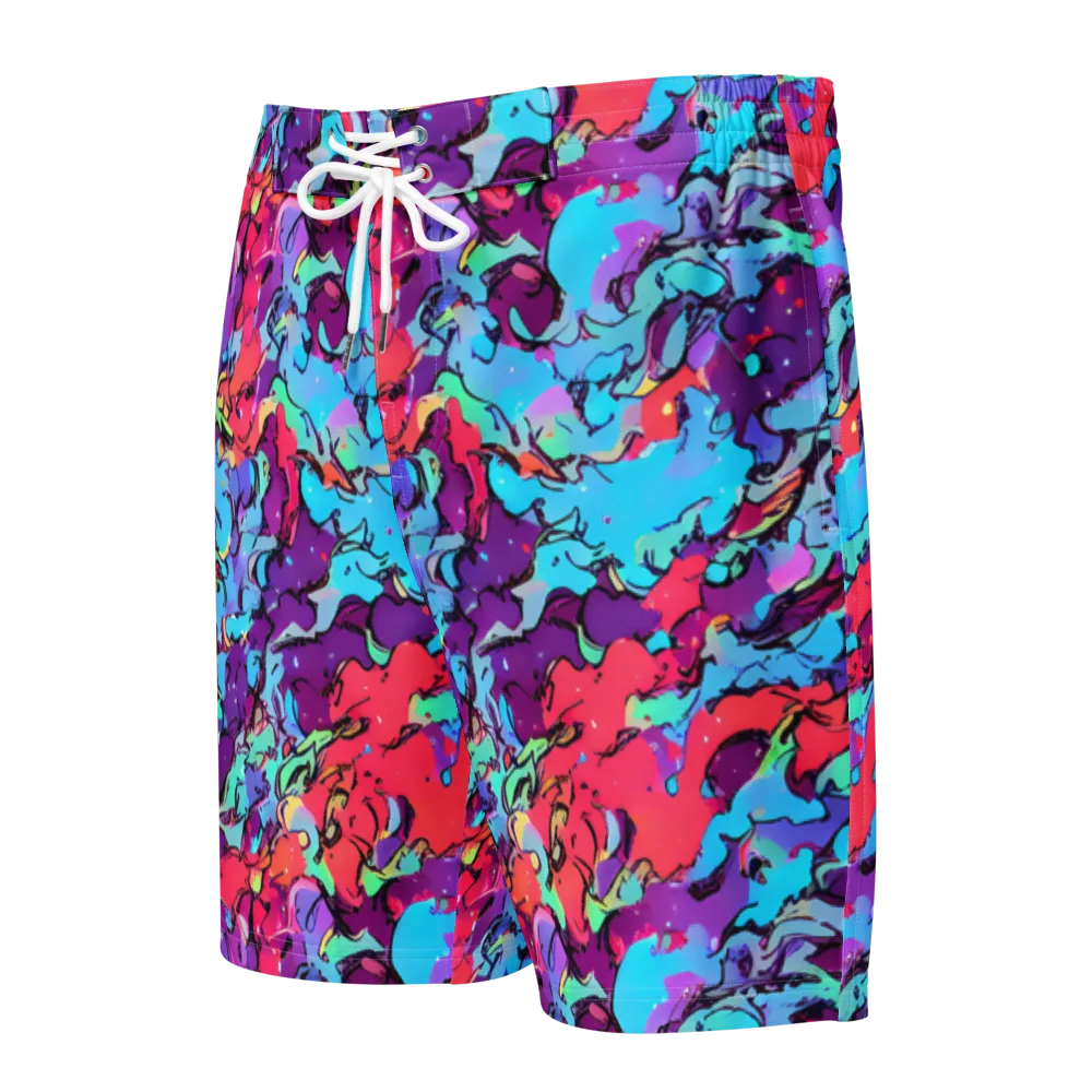 Candy Collapse on Men's Board Shorts — Front