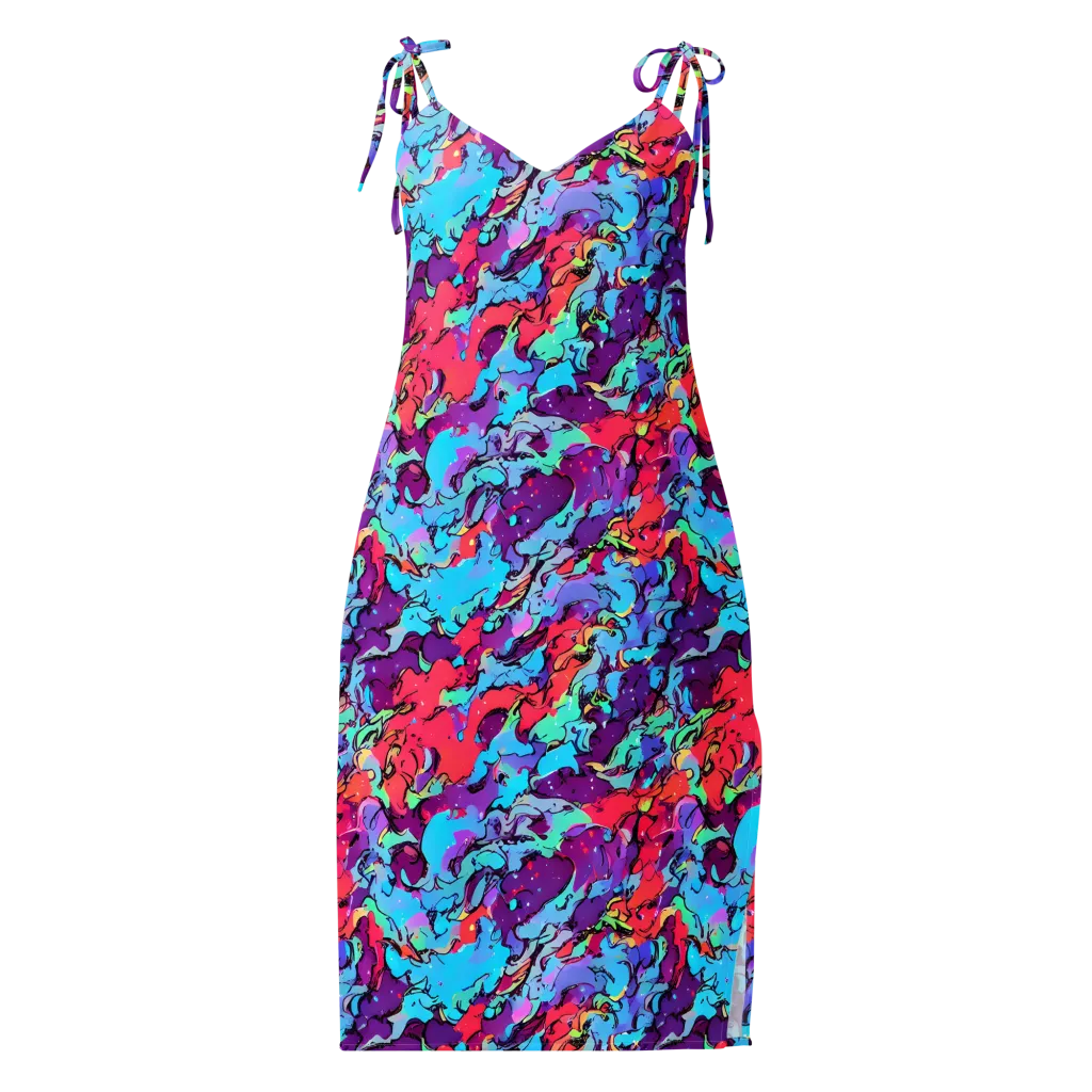 Candy Collapse on Slip Dress — Front
