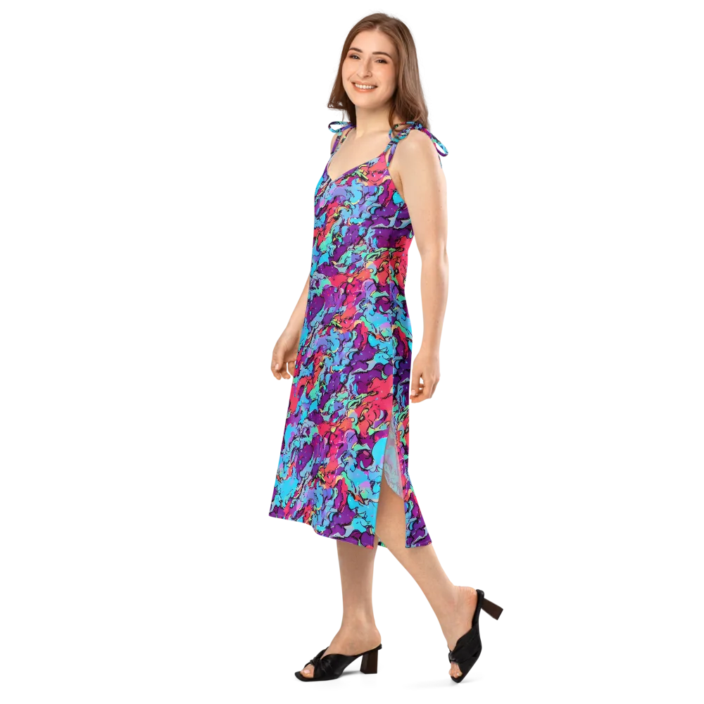 Candy Collapse on Slip Dress — Left Front