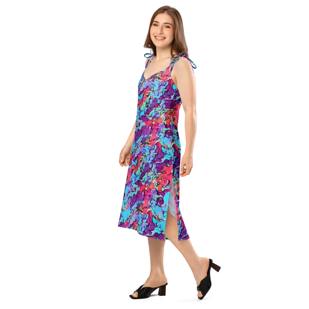 Candy Collapse on Slip Dress — Left Front