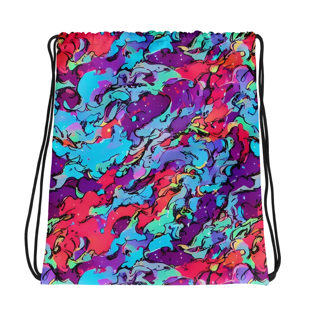 Candy Collapse on Drawstring Bag — Photo