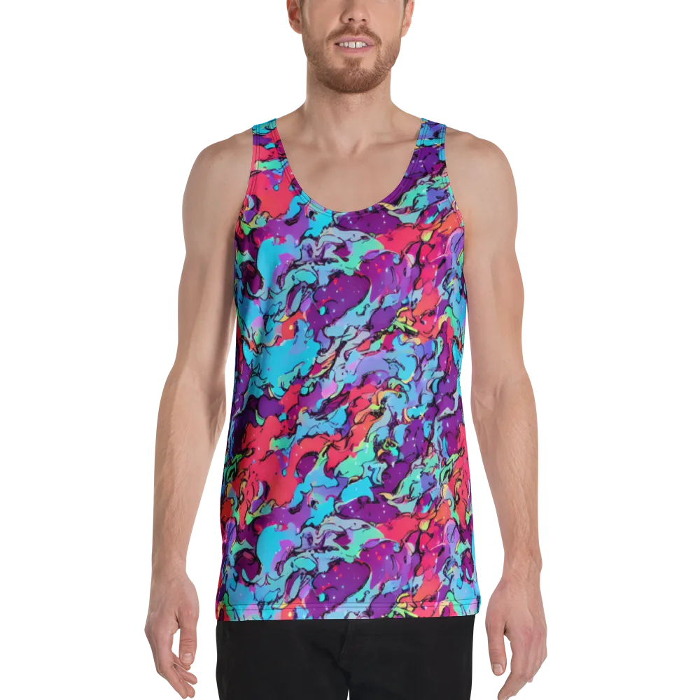 Candy Collapse on Men's Tank Top — Front