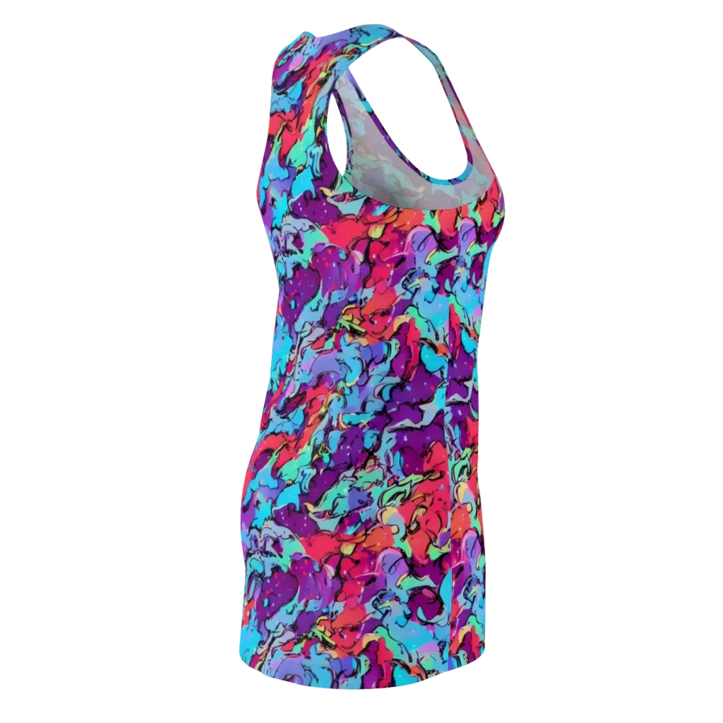 Candy Collapse on Racerback Dress — Back Side