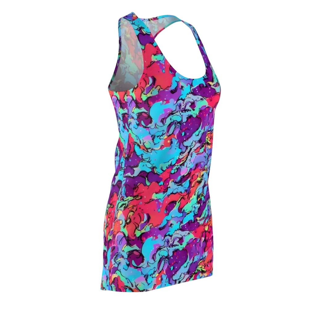 Candy Collapse on Racerback Dress — Front Side