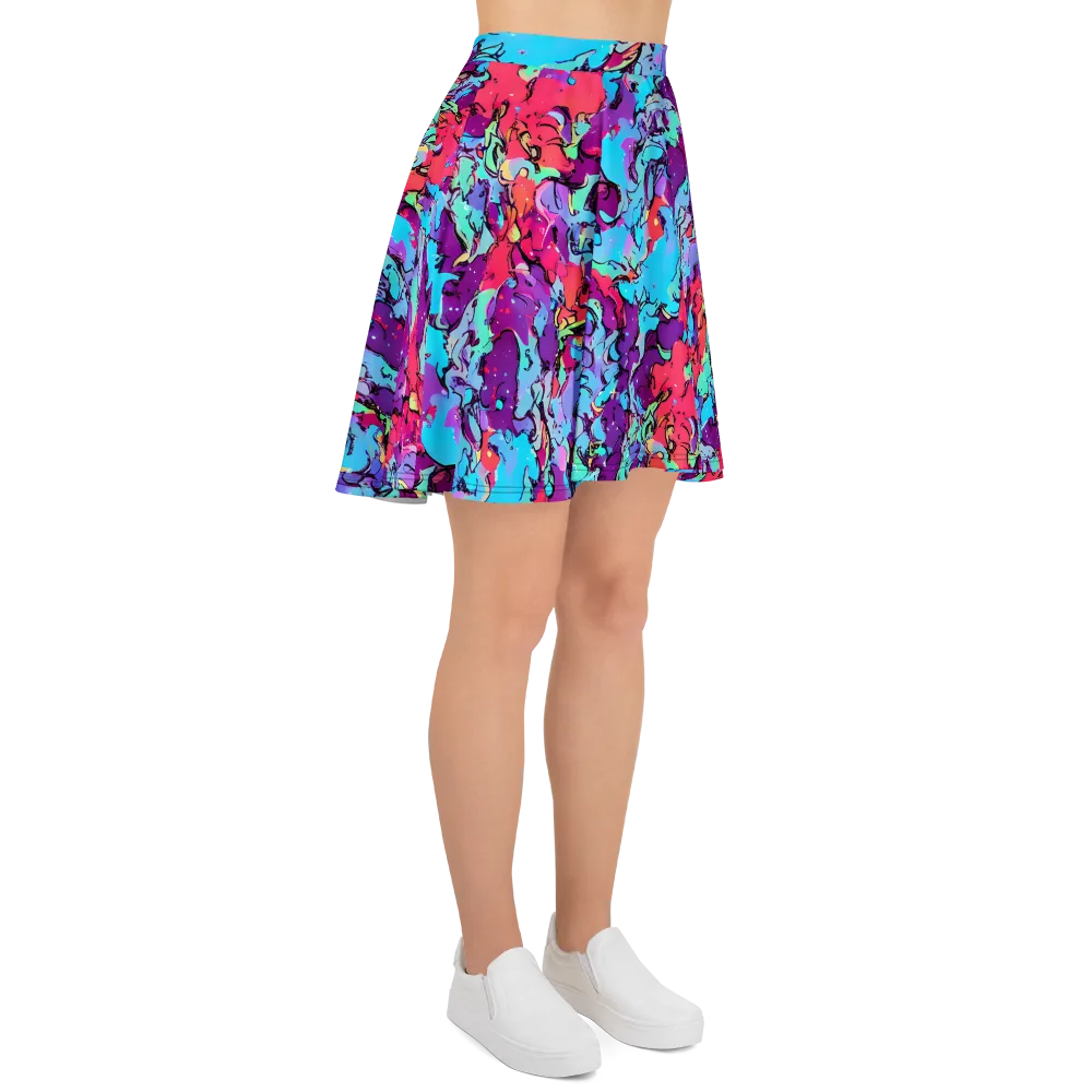 Candy Collapse on Skater Skirt — Right