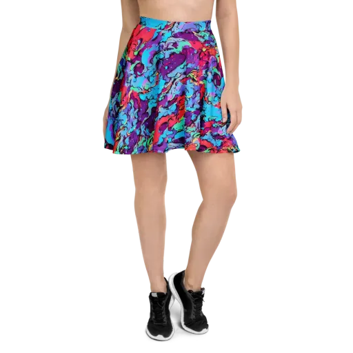 Candy Collapse on a Skater Skirt
