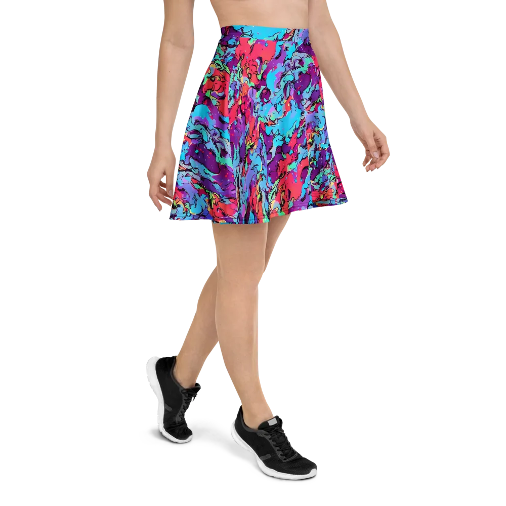 Candy Collapse on Skater Skirt — Right