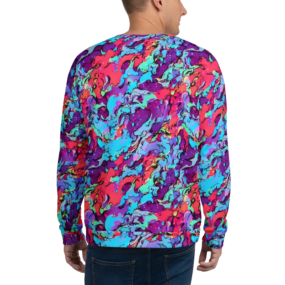 Candy Collapse on Sweatshirt — Back
