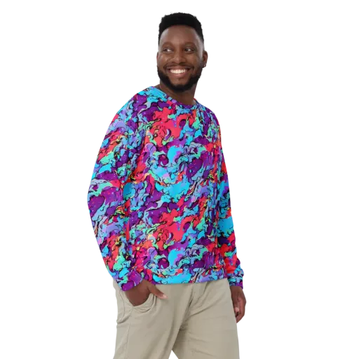 Candy Collapse on a Sweatshirt