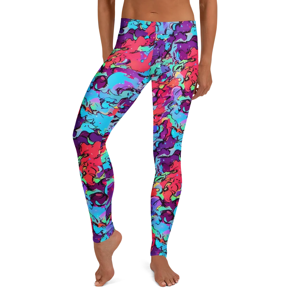 Candy Collapse on Leggings — Front
