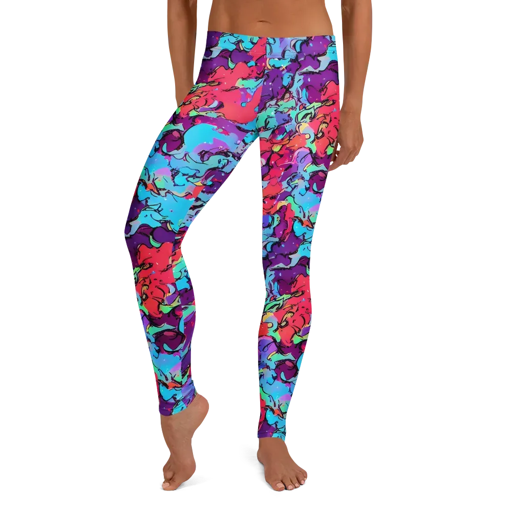Candy Collapse on Leggings — Front