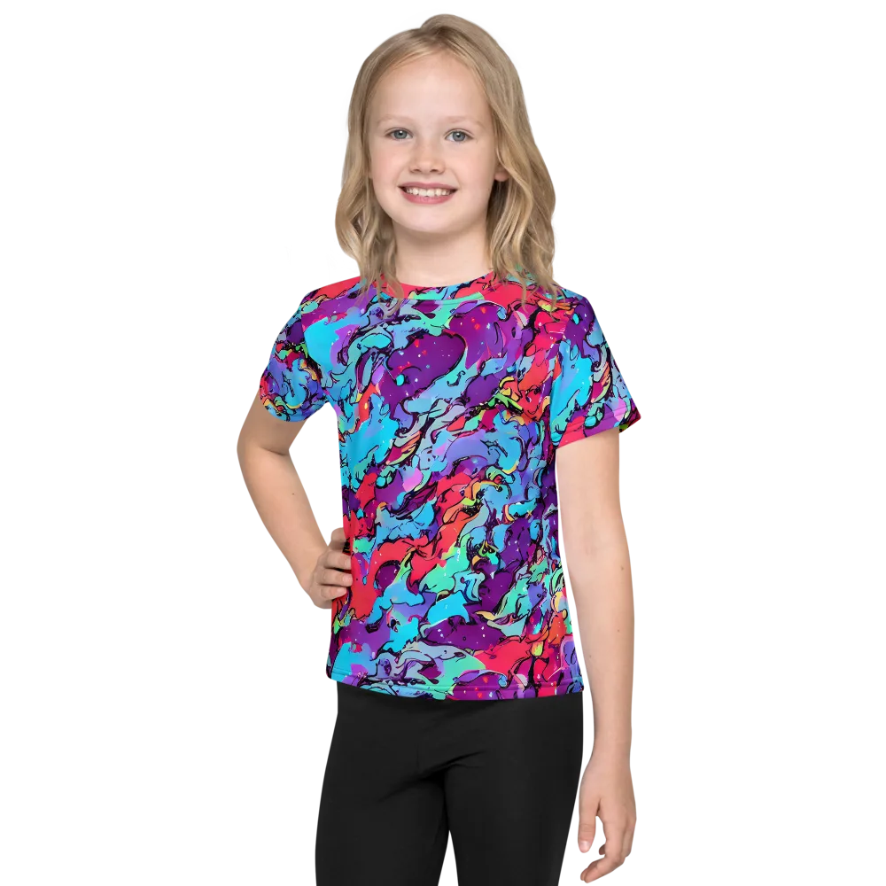 Candy Collapse on Kids Crew Neck T-Shirt — Front