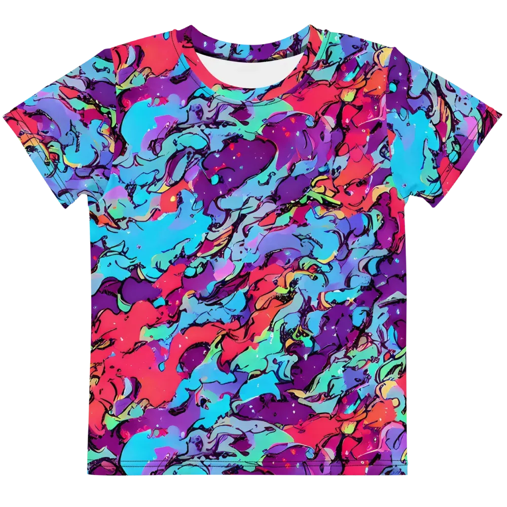 Candy Collapse on Kids Crew Neck T-Shirt — Front