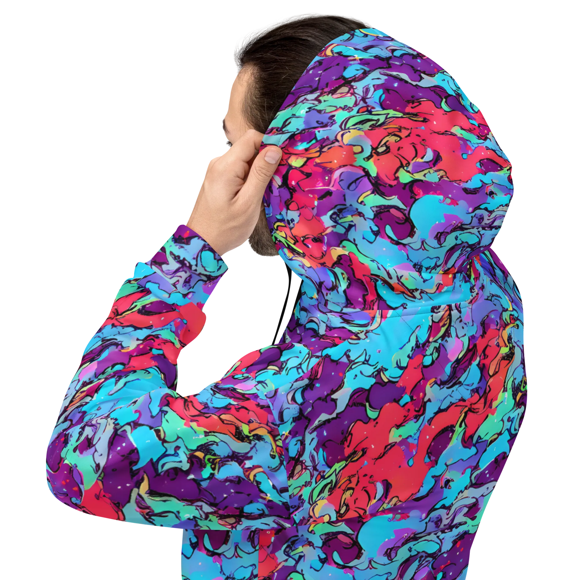 Candy Collapse on Hoodie — Back