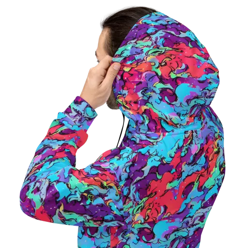 Candy Collapse on a Hoodie