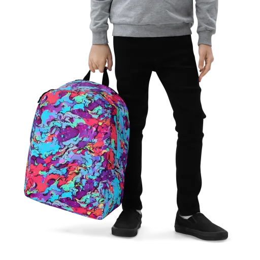 Candy Collapse on a Minimalist Backpack