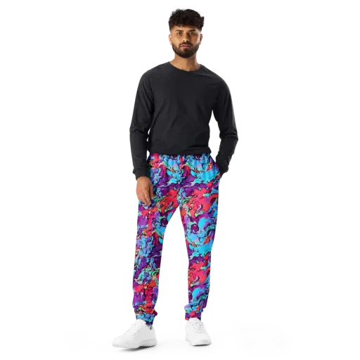 Candy Collapse on a Men's Joggers
