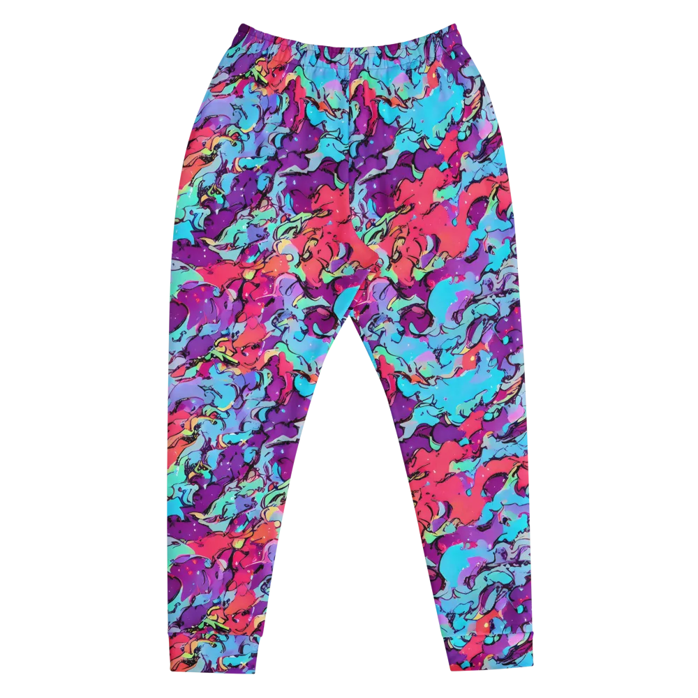 Candy Collapse on Men's Joggers — Front