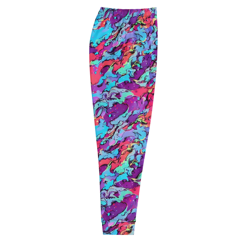 Candy Collapse on Men's Joggers — Right