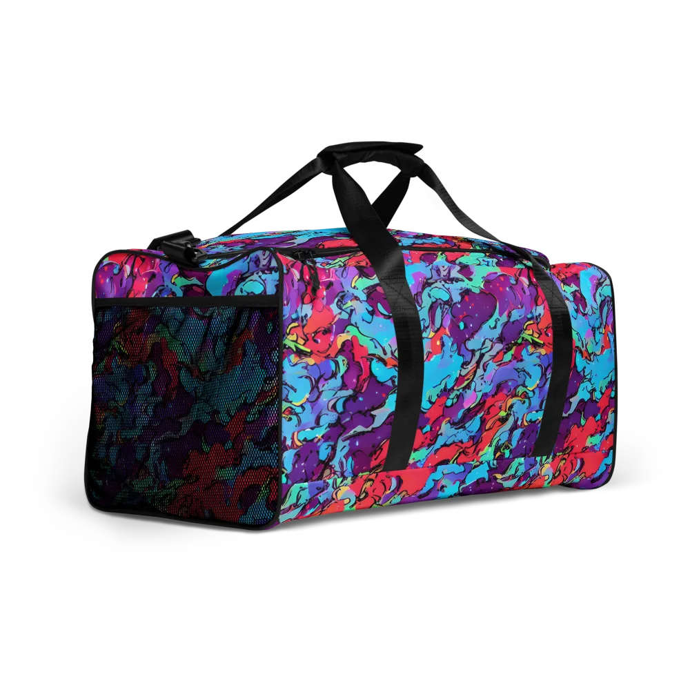 Candy Collapse on Duffle Bag — Right Front