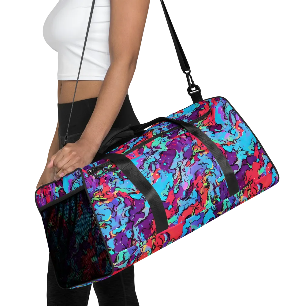 Candy Collapse on Duffle Bag — Front