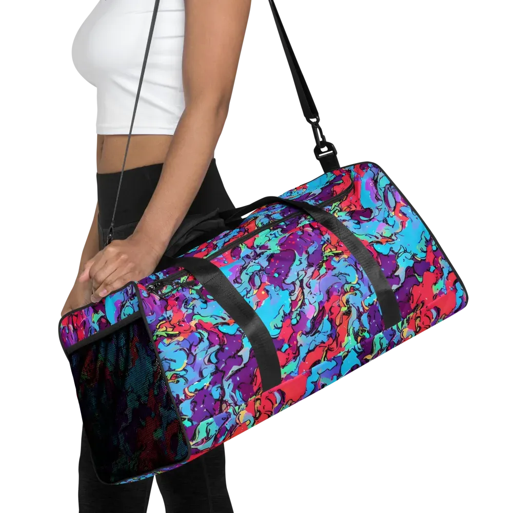 Candy Collapse on Duffle Bag — Front