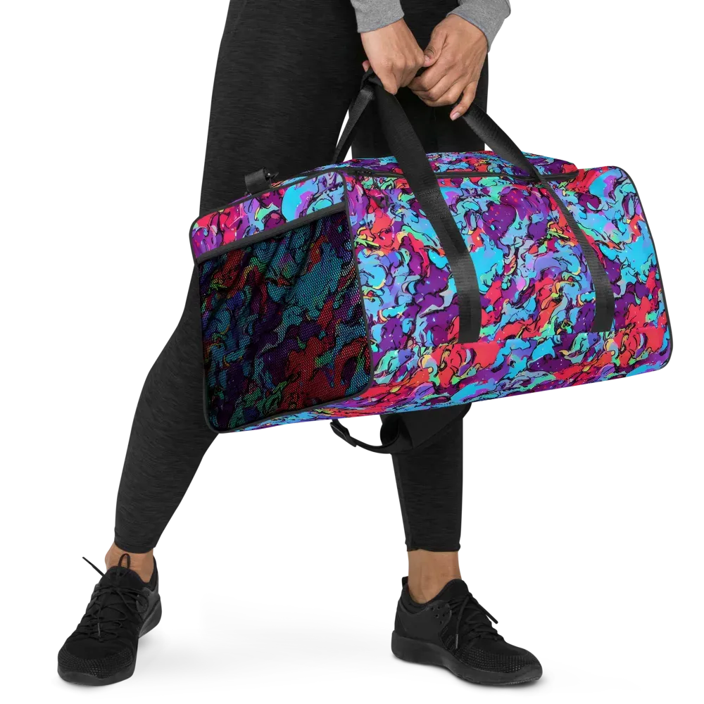 Candy Collapse on Duffle Bag — Right Front