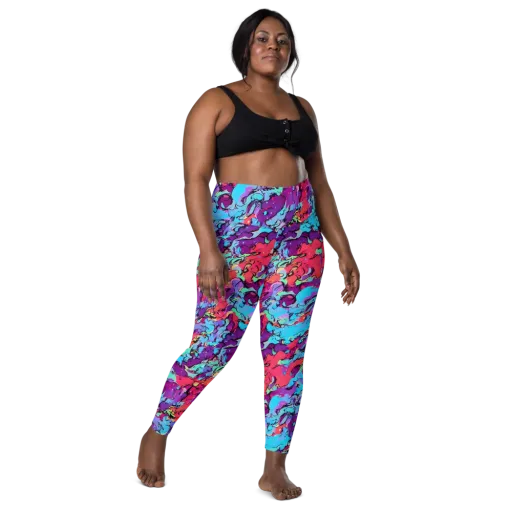 Candy Collapse on a Leggings with Pockets