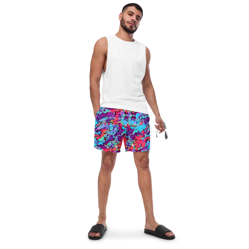 Candy Collapse on Swim Trunks — Front