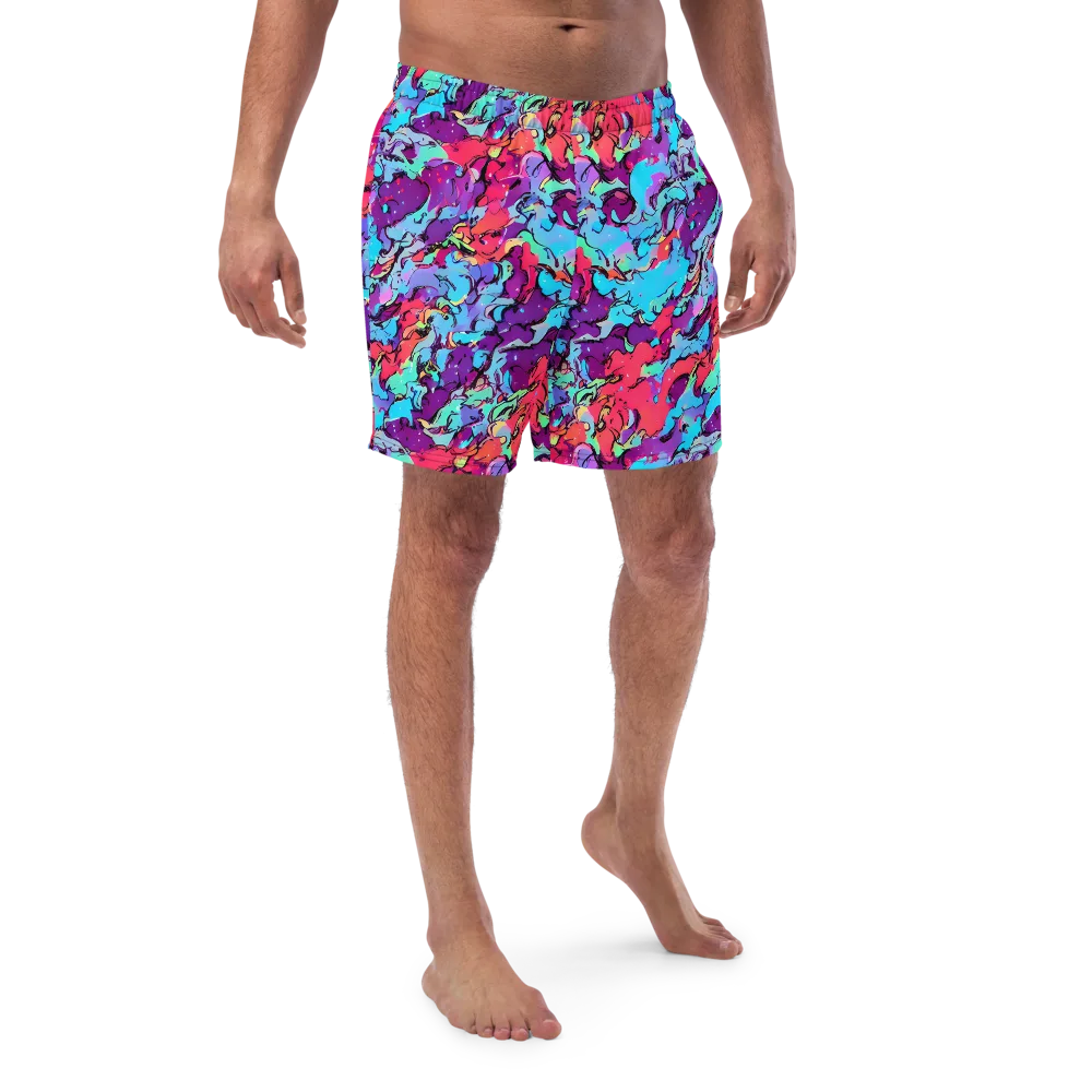 Candy Collapse on Swim Trunks — Front