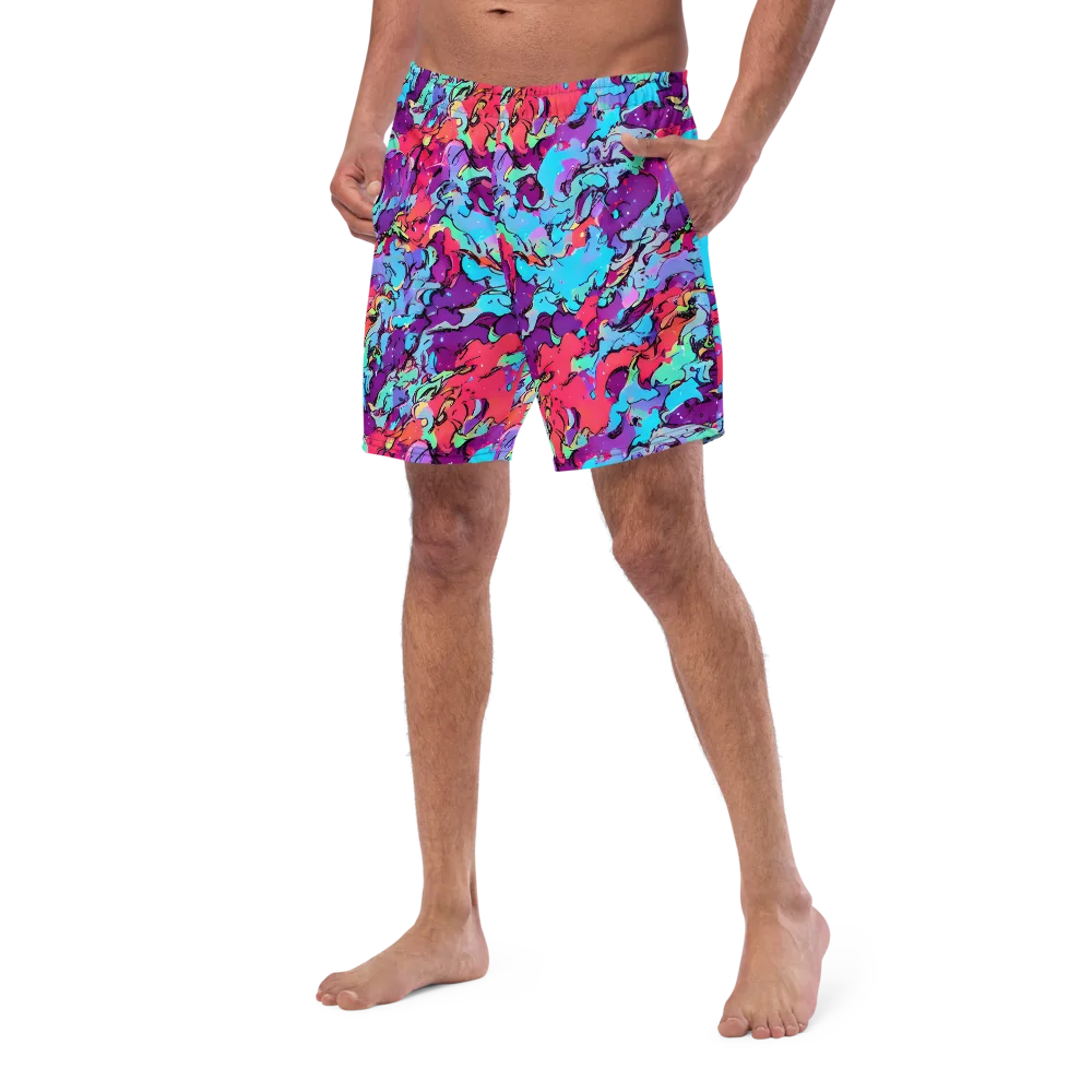 Candy Collapse on Swim Trunks — Left Front