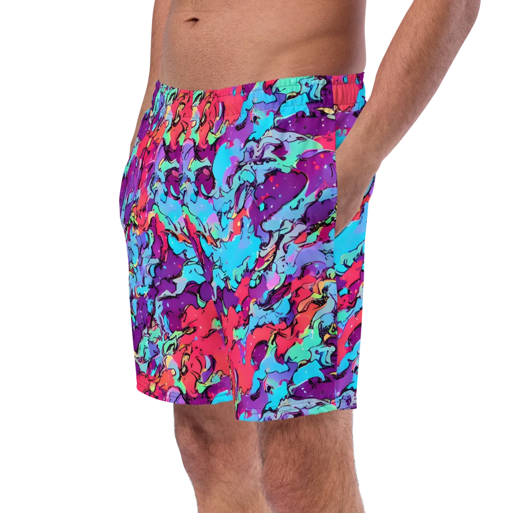 Candy Collapse on Swim Trunks — Left Front