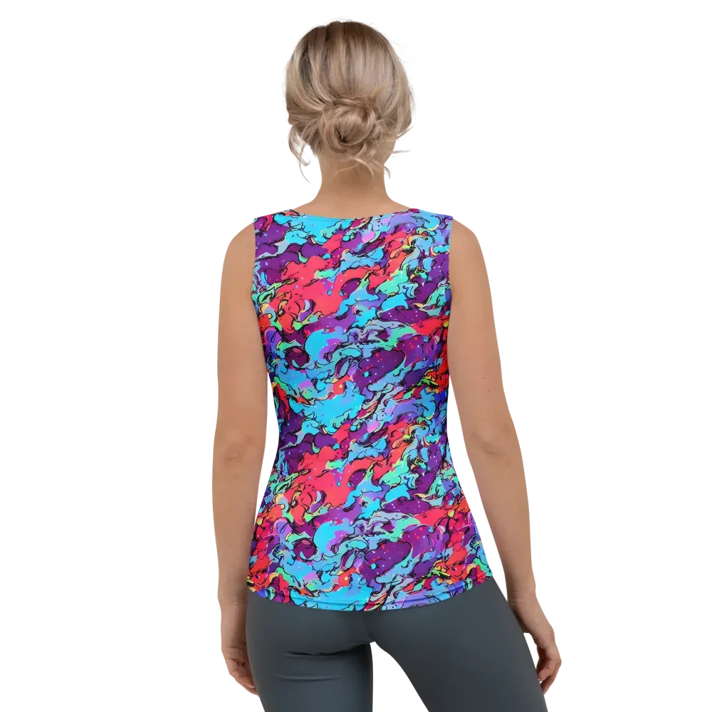 Candy Collapse on Women's Tank Top — Back
