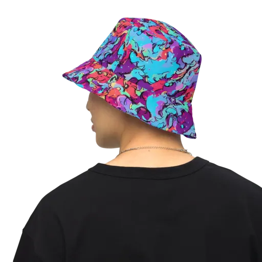 Candy Collapse on a Reversible Bucket Hat