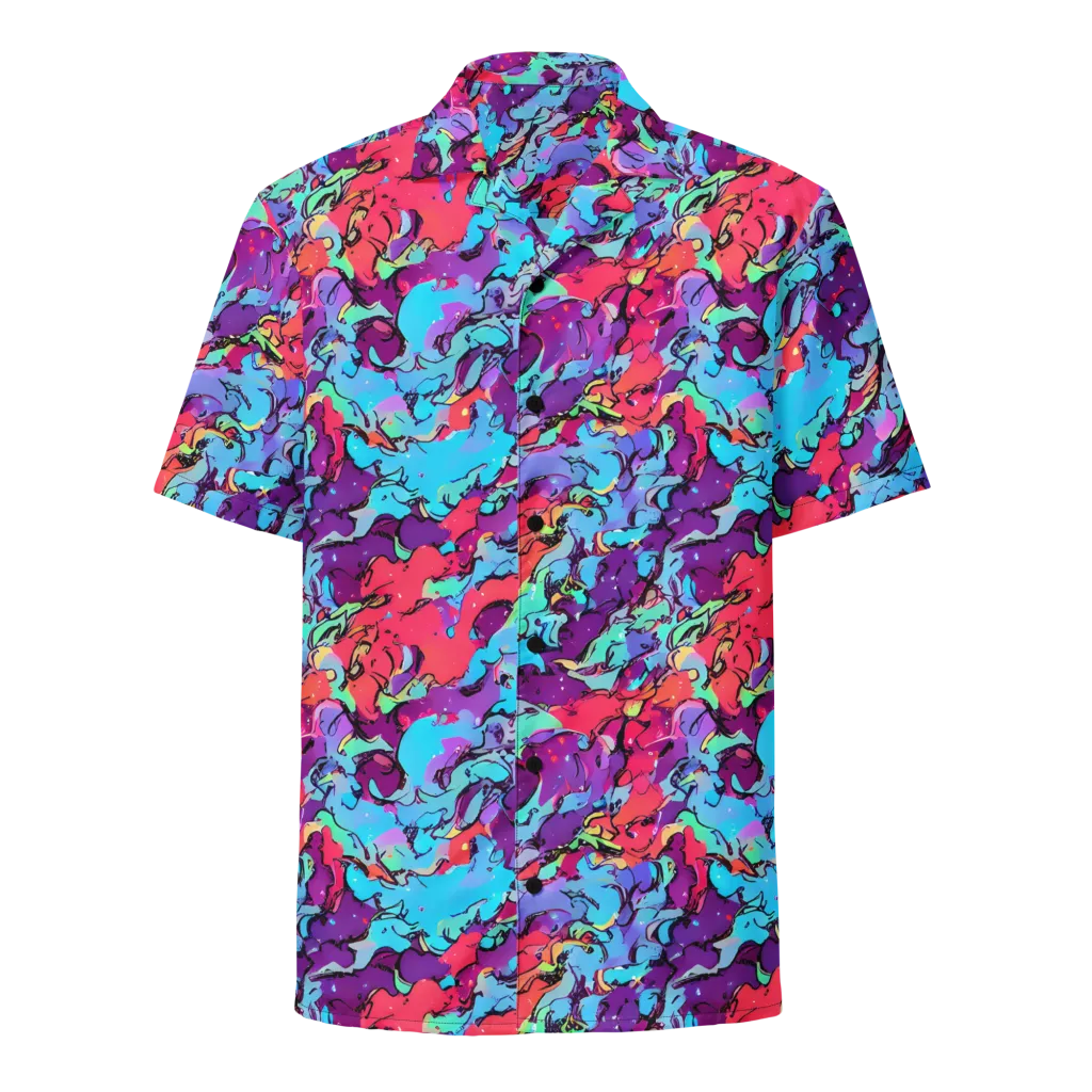 Candy Collapse on Button Shirt — Front