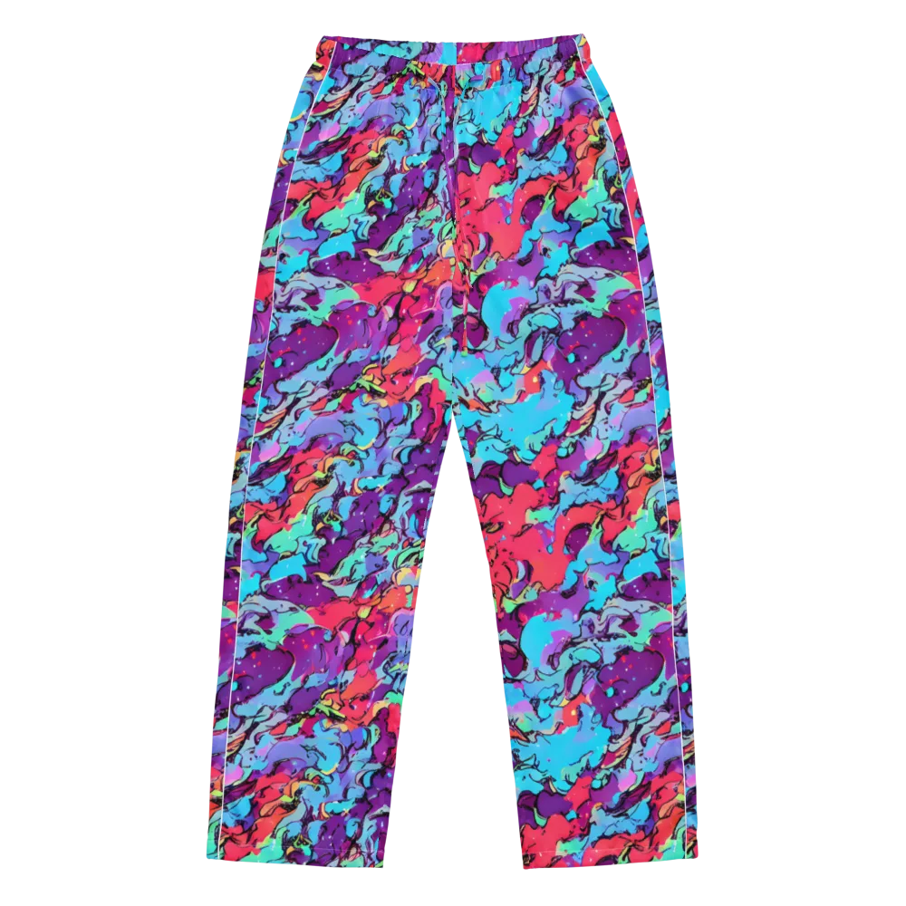 Candy Collapse on Women's Pajama Pants — Front