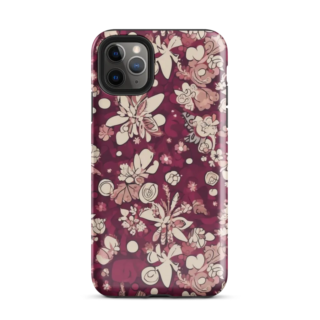 Merlot Meadow on Tough Case for iPhone® — Front