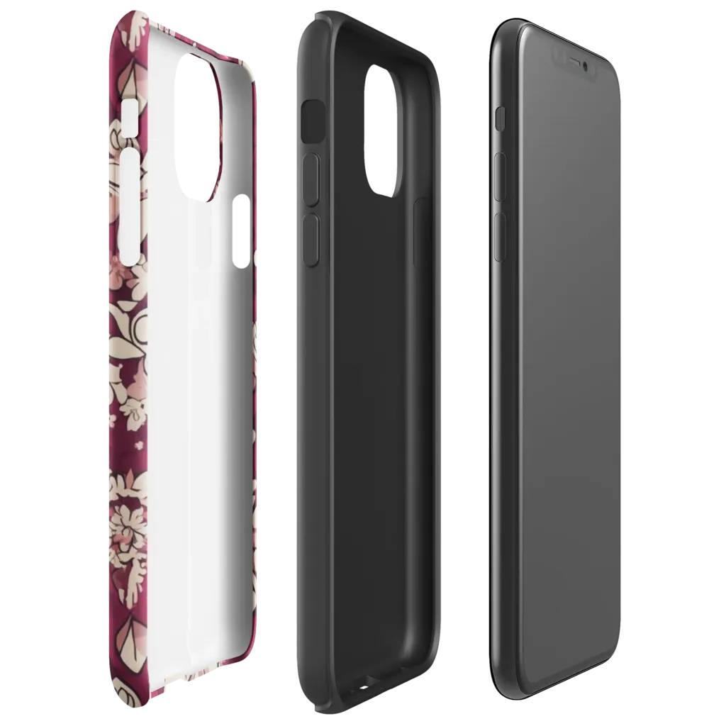 Merlot Meadow on Tough Case for iPhone® — Right