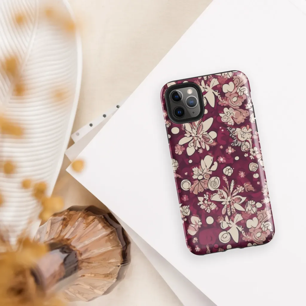 Merlot Meadow on Tough Case for iPhone® — Front