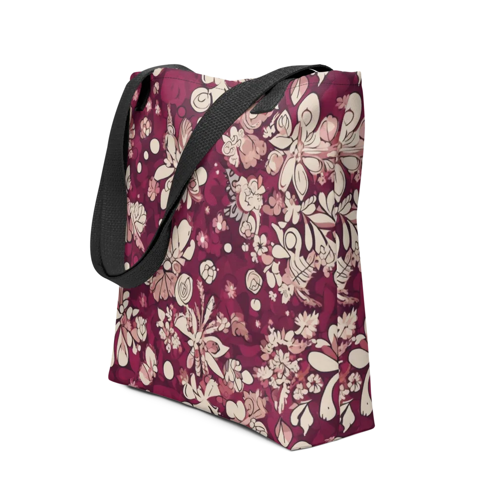 Merlot Meadow on Tote Bag — Front
