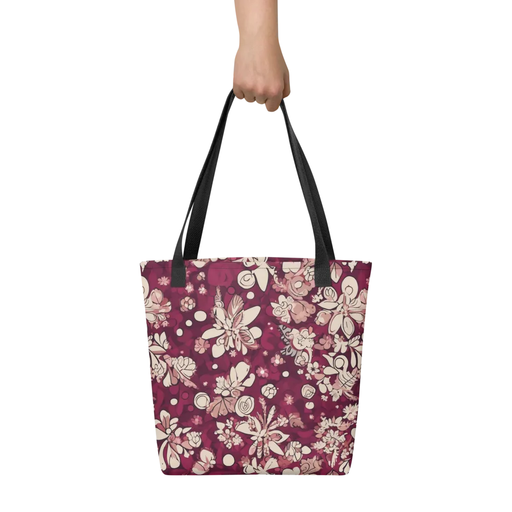 Merlot Meadow on Tote Bag — Front