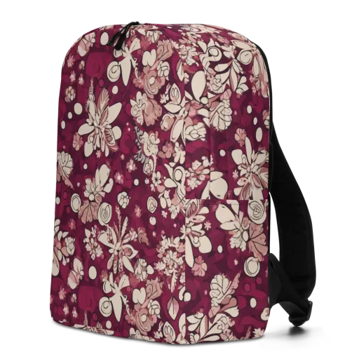 Merlot Meadow on a Minimalist Backpack