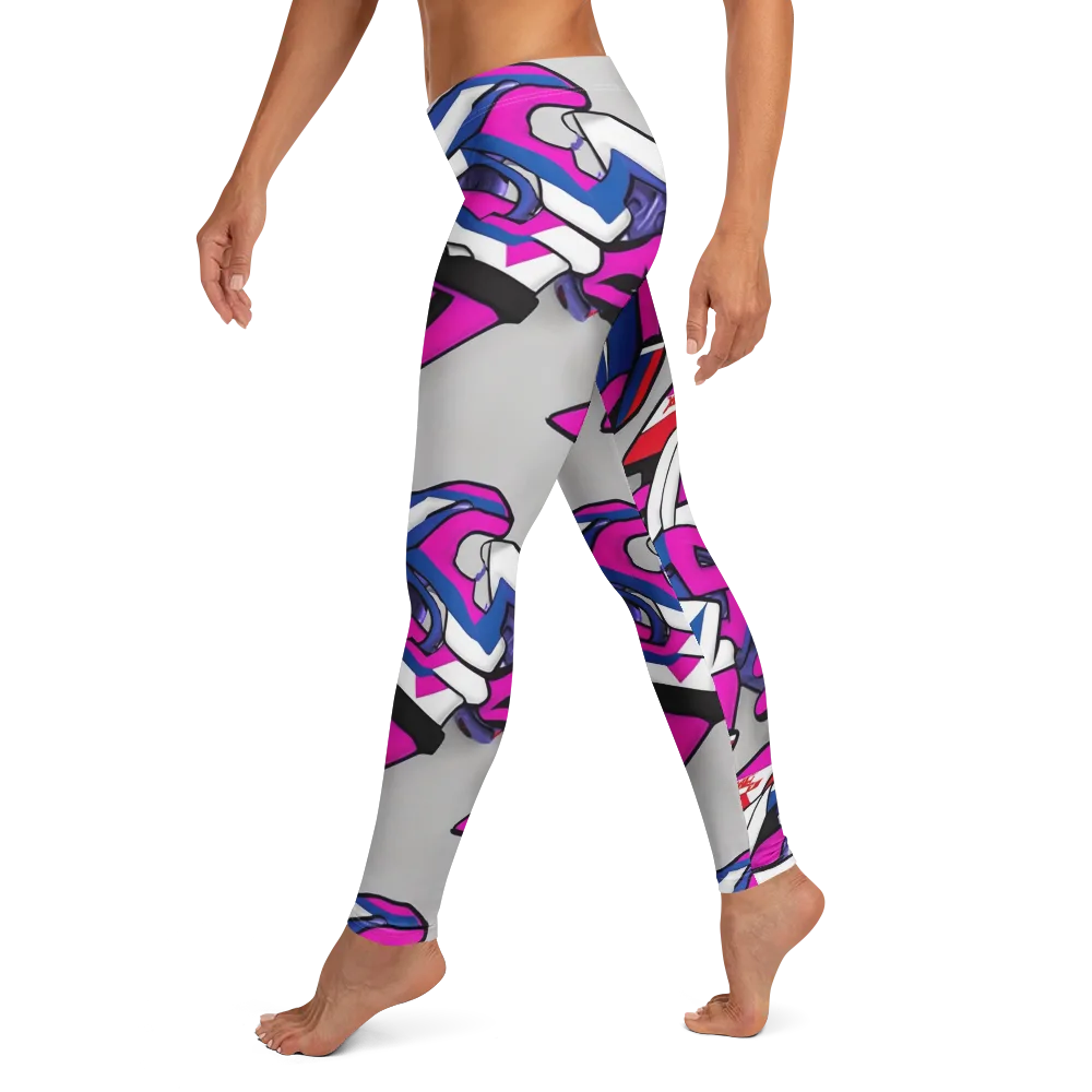 Electric Slipstream on Leggings — Left