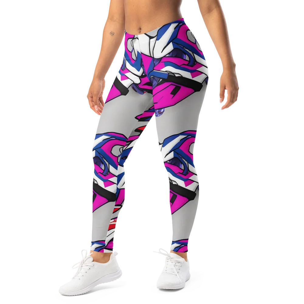 Electric Slipstream on Leggings — Left Front